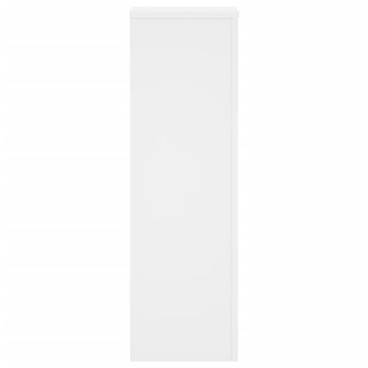 Plant Stand 2 pcs White 25 x 25 x 80 cm Engineered Wood