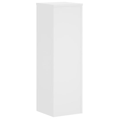 Plant Stand 2 pcs White 25 x 25 x 80 cm Engineered Wood