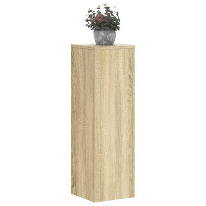 Plant Stand 2 pcs Sonoma Oak 25 x 25 x 80 cm Engineered Wood