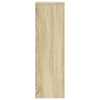 Plant Stand 2 pcs Sonoma Oak 25 x 25 x 80 cm Engineered Wood