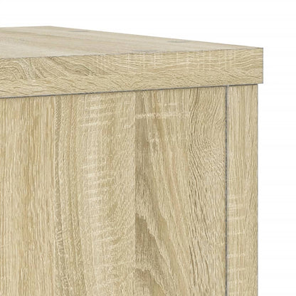 Plant Stand 2 pcs Sonoma Oak 25 x 25 x 80 cm Engineered Wood