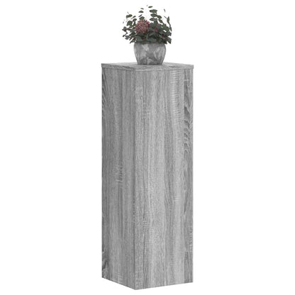 Plant Stand 2 pcs Grey Sonoma 25 x 25 x 80 cm Engineered Wood