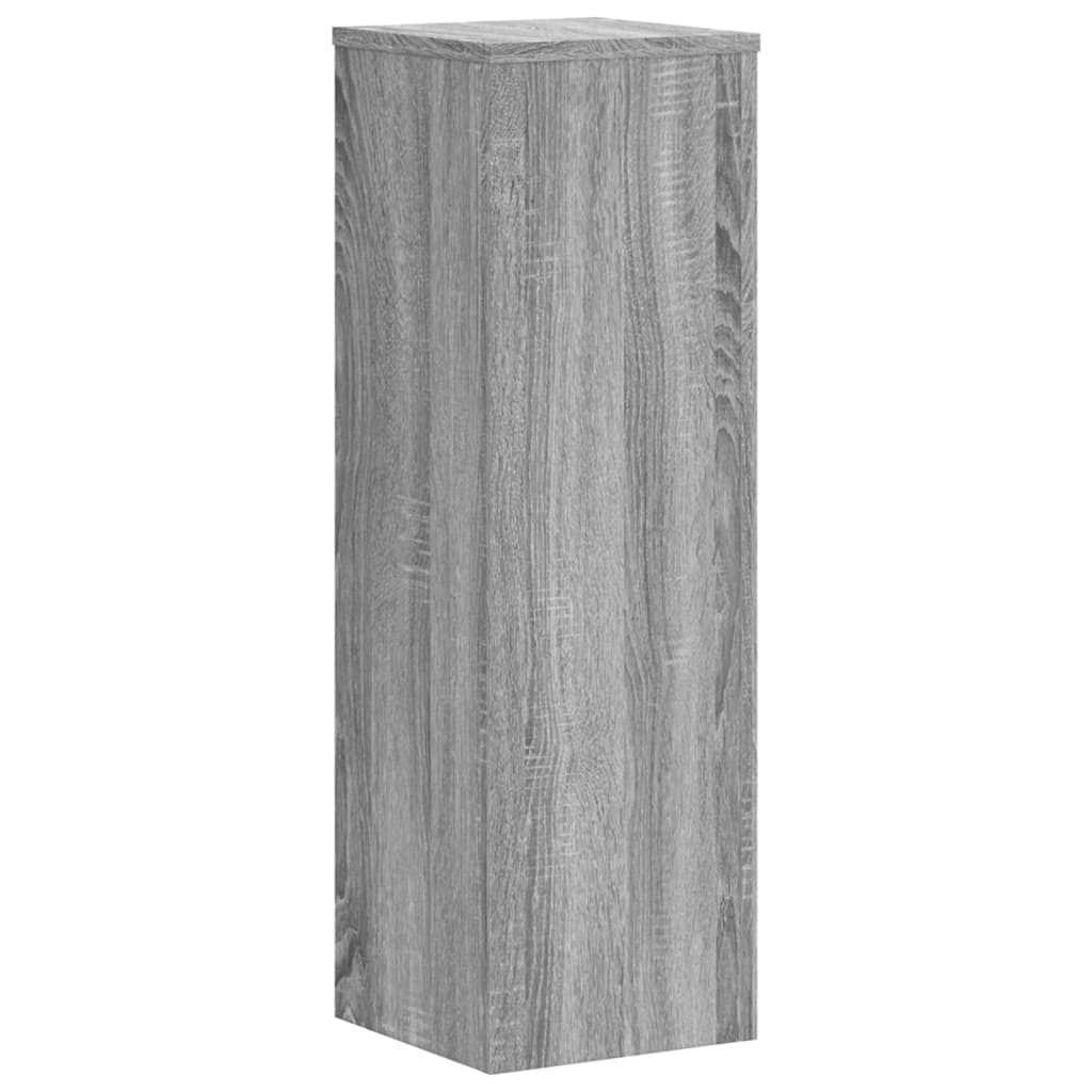 Plant Stand 2 pcs Grey Sonoma 25 x 25 x 80 cm Engineered Wood