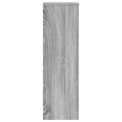 Plant Stand 2 pcs Grey Sonoma 25 x 25 x 80 cm Engineered Wood