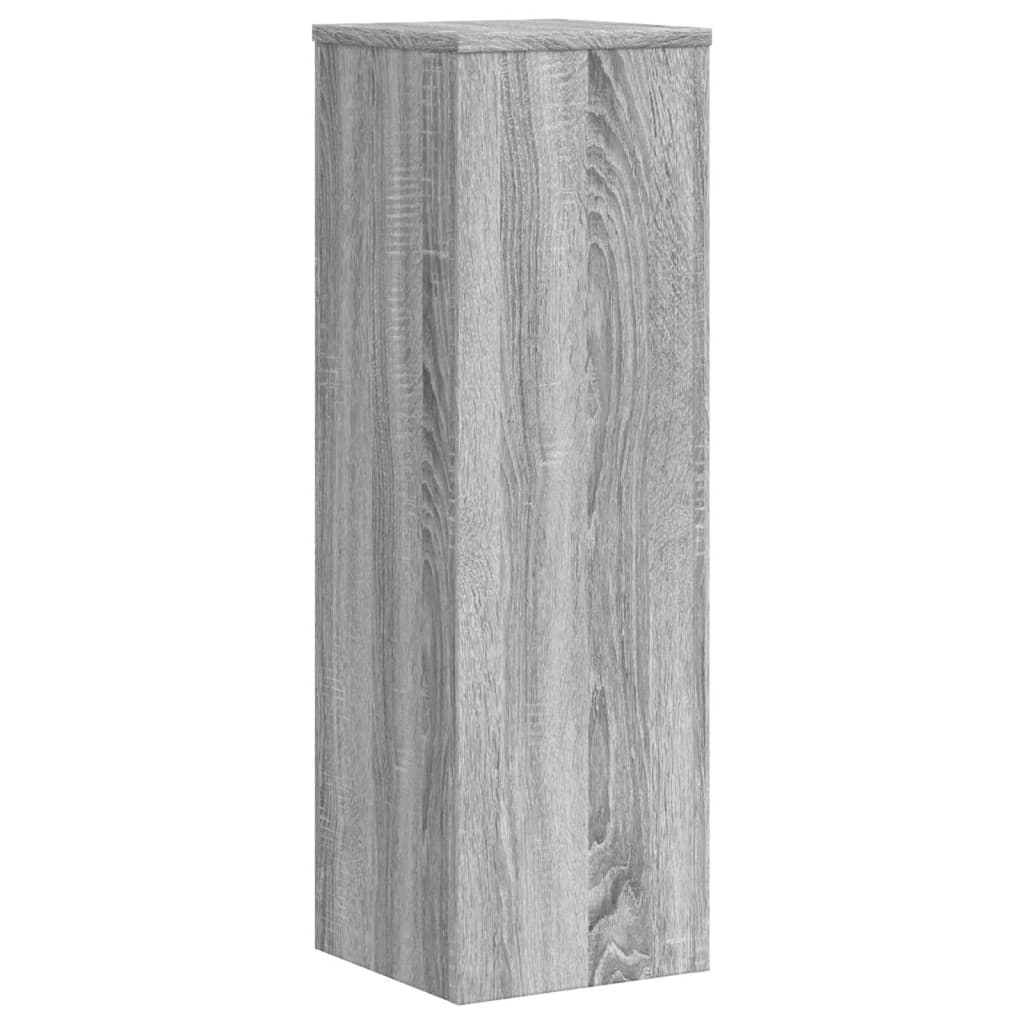 Plant Stand 2 pcs Grey Sonoma 25 x 25 x 80 cm Engineered Wood