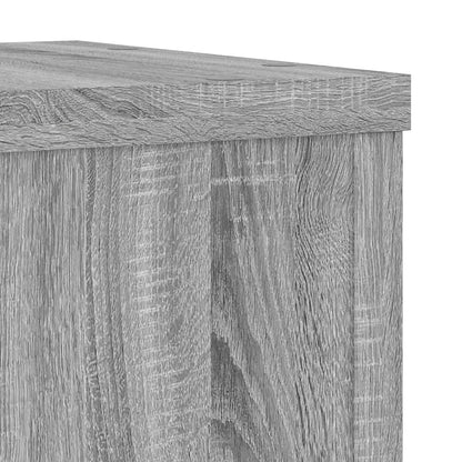 Plant Stand 2 pcs Grey Sonoma 25 x 25 x 80 cm Engineered Wood