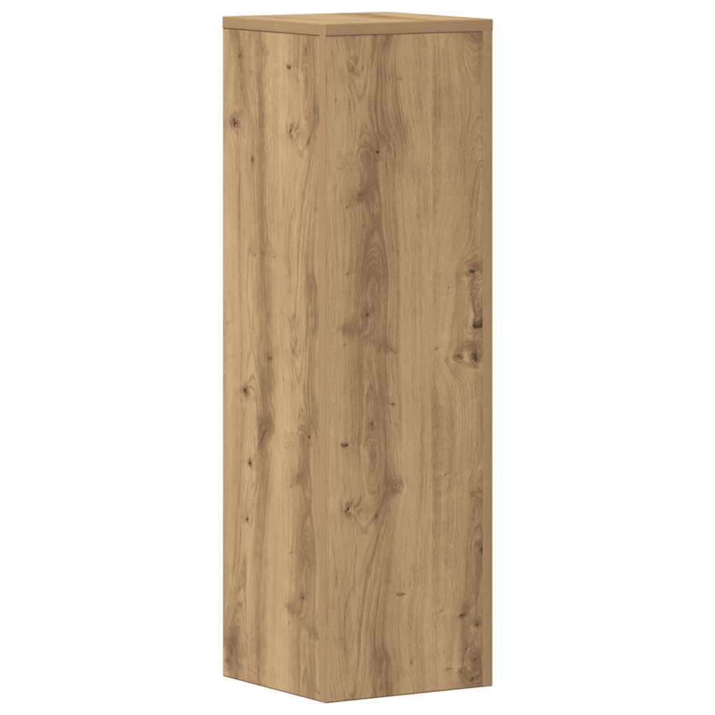 Plant Stand 2pcs Artisan Oak 25x25x80 cm Engineered Wood