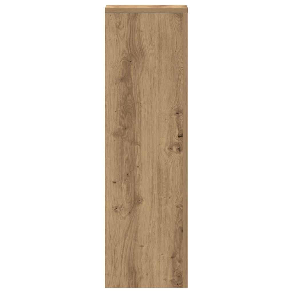 Plant Stand 2pcs Artisan Oak 25x25x80 cm Engineered Wood