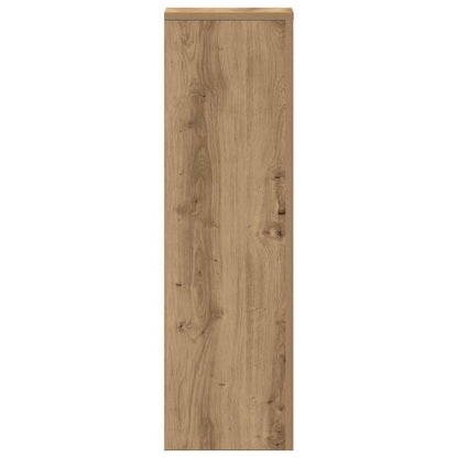 Plant Stand 2pcs Artisan Oak 25x25x80 cm Engineered Wood