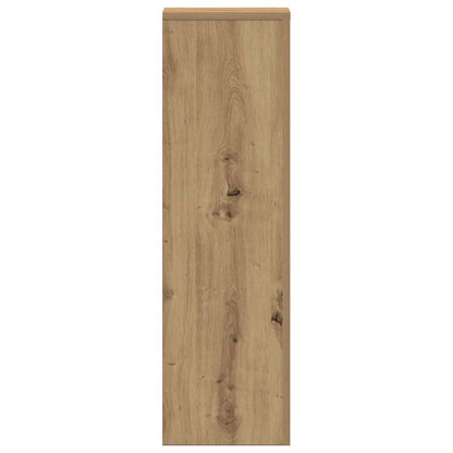 Plant Stand 2pcs Artisan Oak 25x25x80 cm Engineered Wood