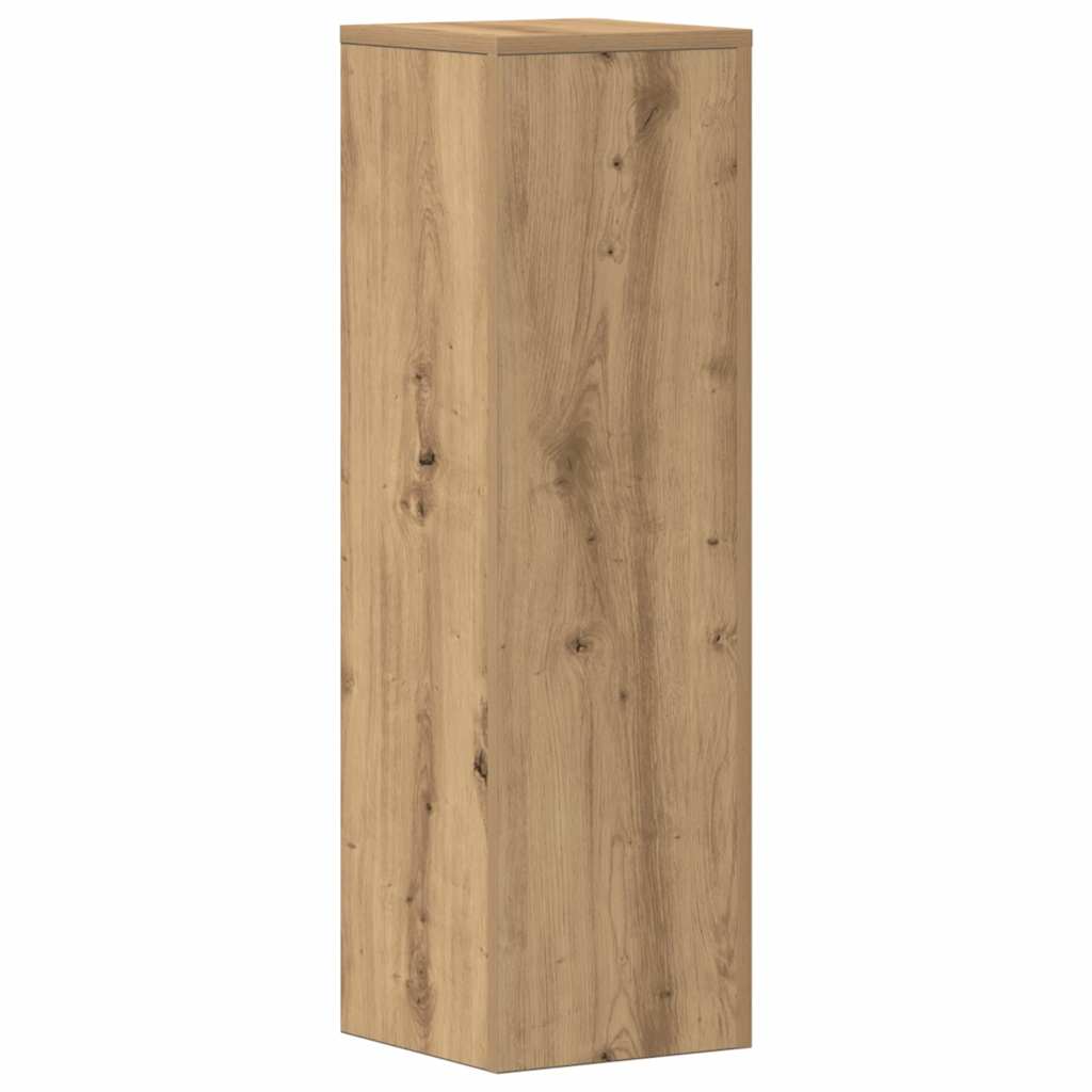 Plant Stand 2pcs Artisan Oak 25x25x80 cm Engineered Wood