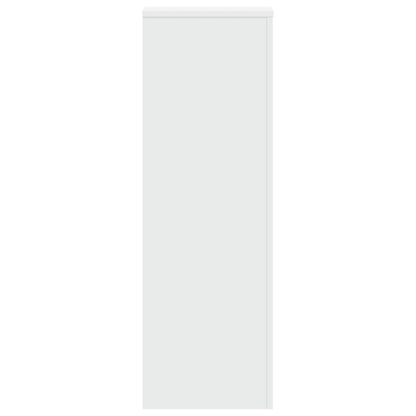 Plant Stand White 33x33x100 cm Engineered Wood