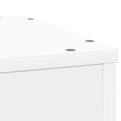 Plant Stand White 33x33x100 cm Engineered Wood
