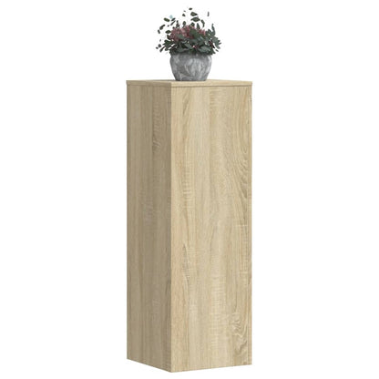 Plant Stand Sonoma Oak 33x33x100 cm Engineered Wood