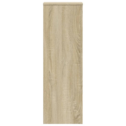 Plant Stand Sonoma Oak 33x33x100 cm Engineered Wood