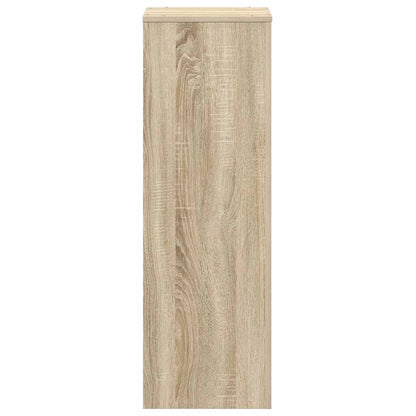 Plant Stand Sonoma Oak 33x33x100 cm Engineered Wood