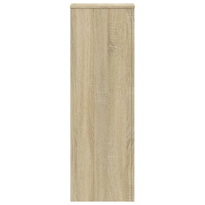 Plant Stand Sonoma Oak 33x33x100 cm Engineered Wood