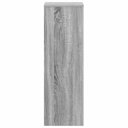 Plant Stand Grey Sonoma 33x33x100 cm Engineered Wood
