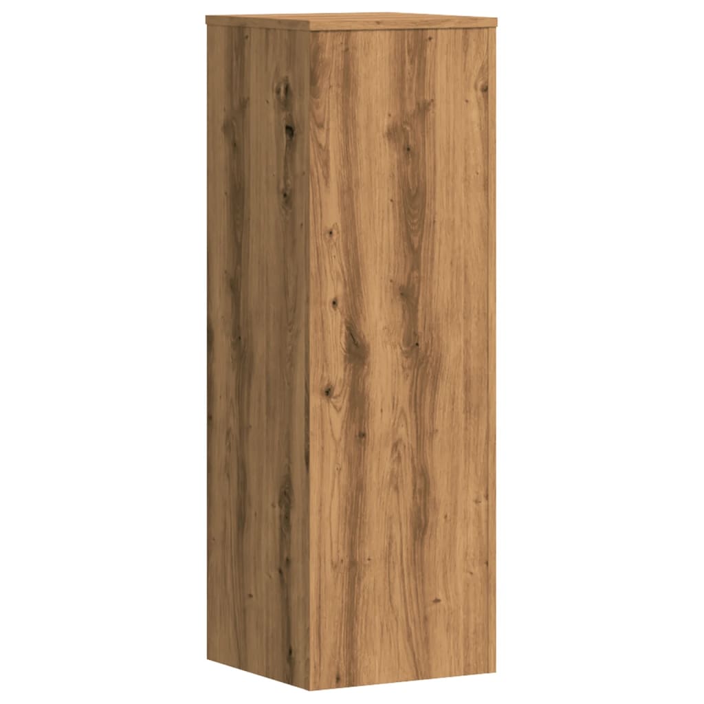 Plant Stand Artisan Oak 33x33x100 cm Engineered Wood