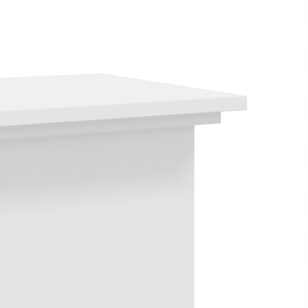 Plant Stand White 33 x 33 x 60 cm Engineered wood