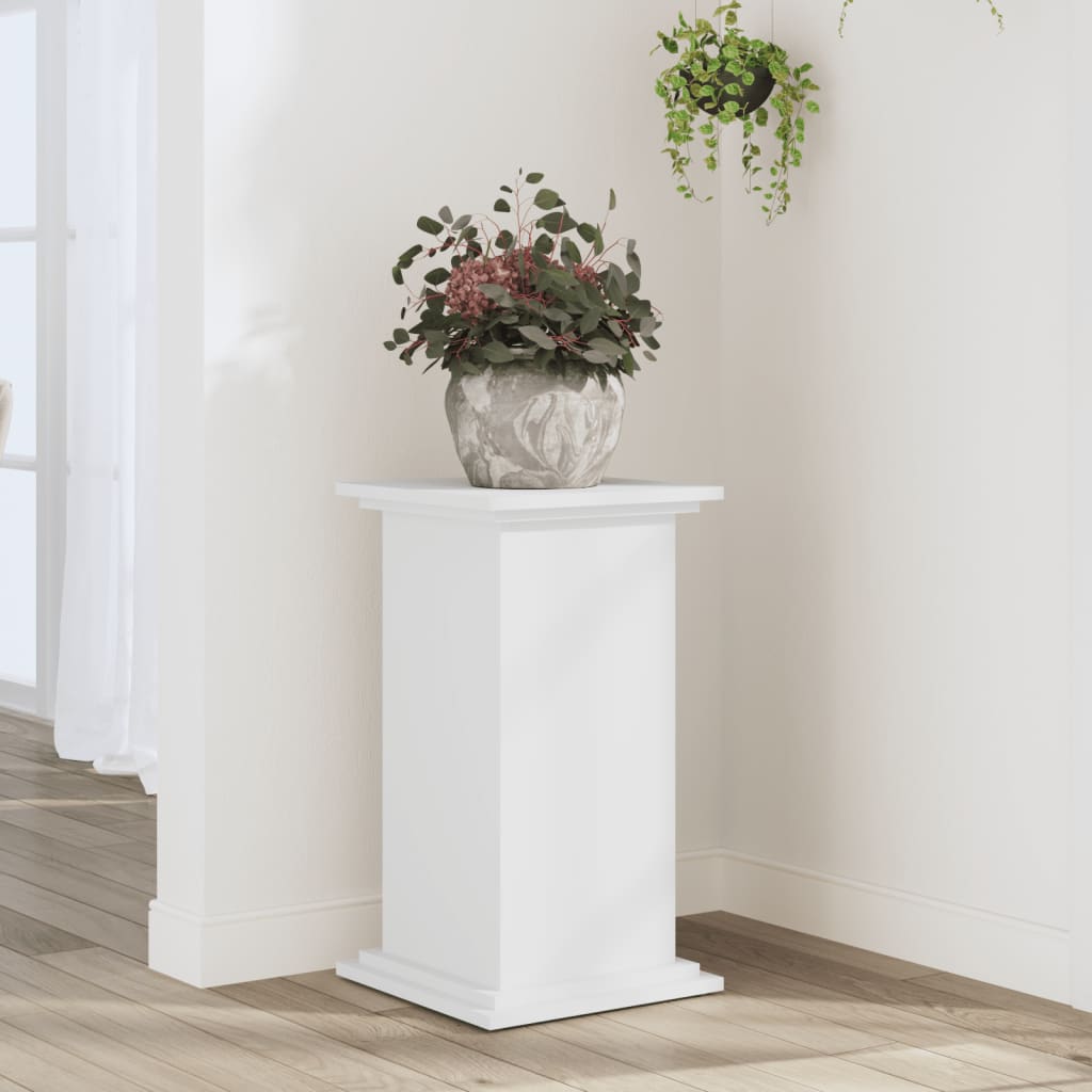 Plant Stand White 33 x 33 x 60 cm Engineered wood