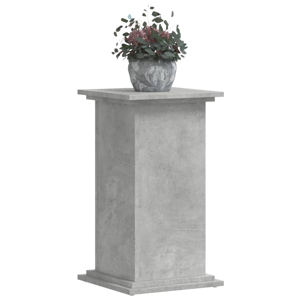Plant Stand Concrete Grey 33 x 33 x 60 cm Engineered wood