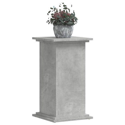 Plant Stand Concrete Grey 33 x 33 x 60 cm Engineered wood