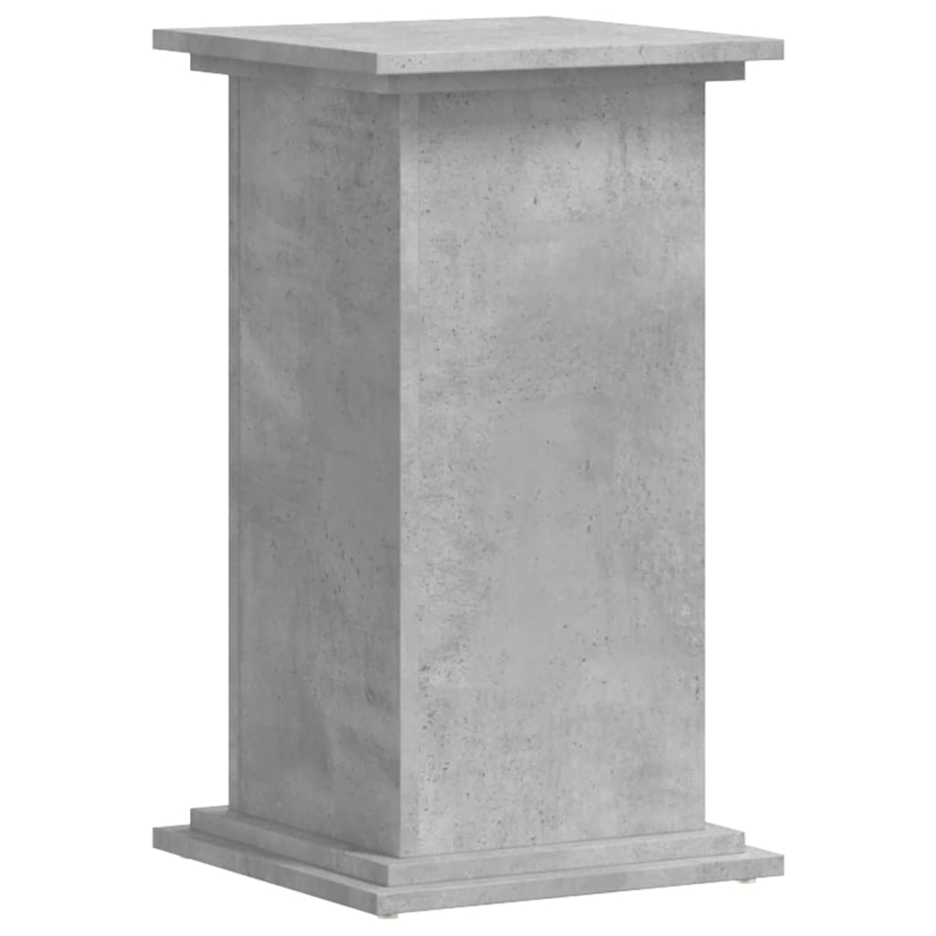 Plant Stand Concrete Grey 33 x 33 x 60 cm Engineered wood