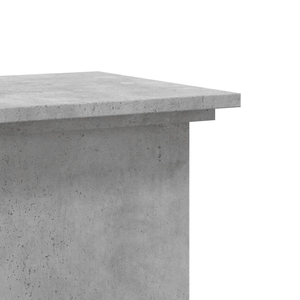 Plant Stand Concrete Grey 33 x 33 x 60 cm Engineered wood