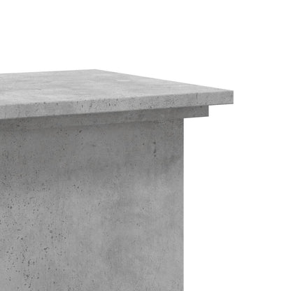 Plant Stand Concrete Grey 33 x 33 x 60 cm Engineered wood