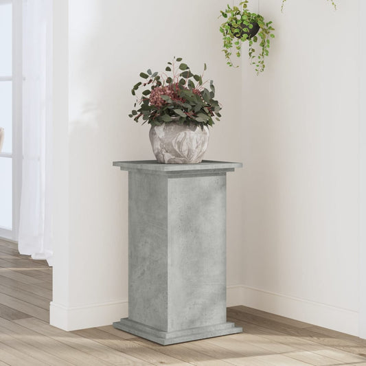 Plant Stand Concrete Grey 33 x 33 x 60 cm Engineered wood