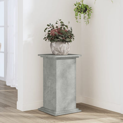 Plant Stand Concrete Grey 33 x 33 x 60 cm Engineered wood
