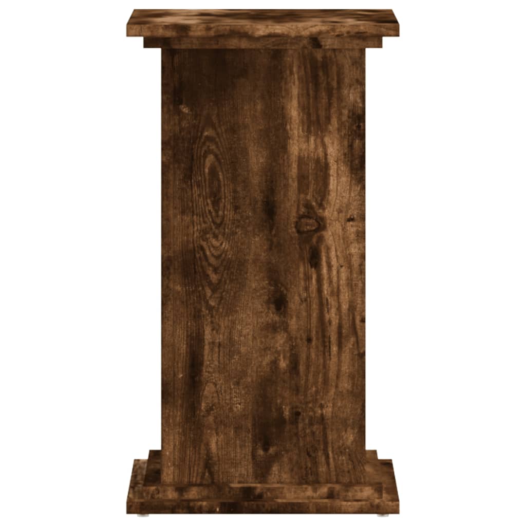Plant Stand Smoked Oak 33 x 33 x 60 cm Engineered wood