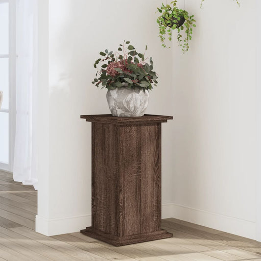 Plant Stand Brown Oak 33 x 33 x 60 cm Engineered wood