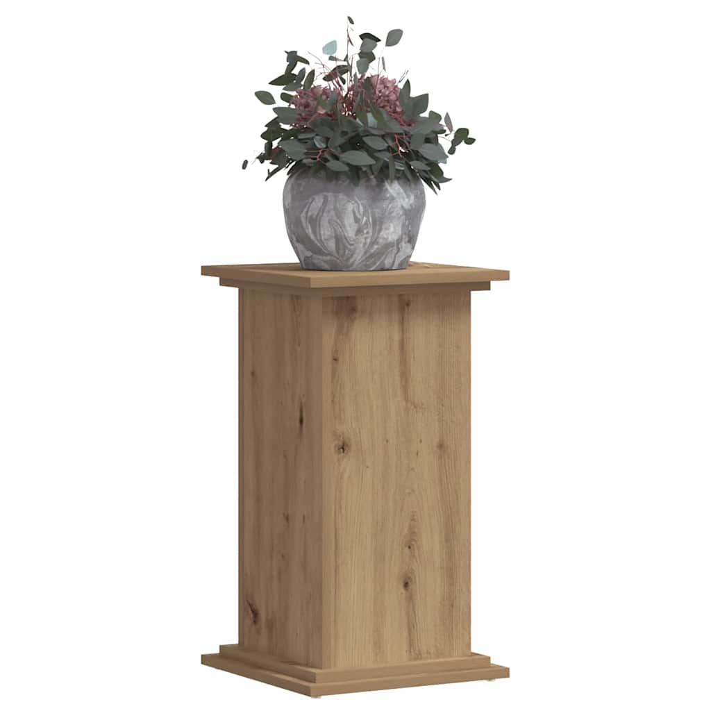 Plant Stand Artisan Oak 33x33x60 cm Engineered Wood