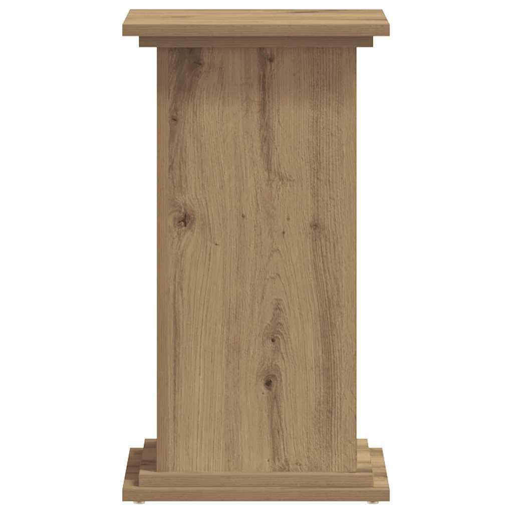Plant Stand Artisan Oak 33x33x60 cm Engineered Wood