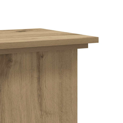Plant Stand Artisan Oak 33x33x60 cm Engineered Wood