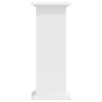 Plant Stand White 33 x 33 x 80 cm Engineered wood