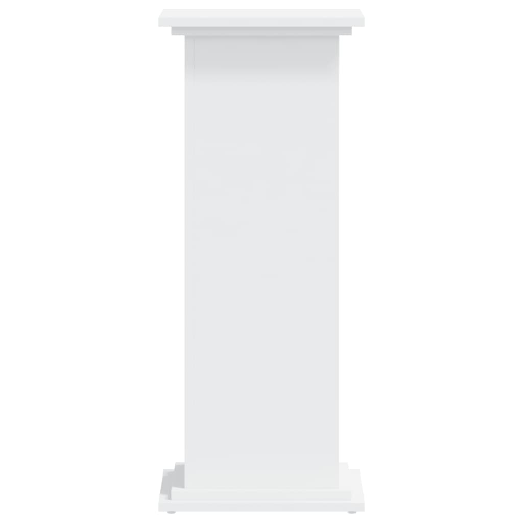 Plant Stand White 33 x 33 x 80 cm Engineered wood