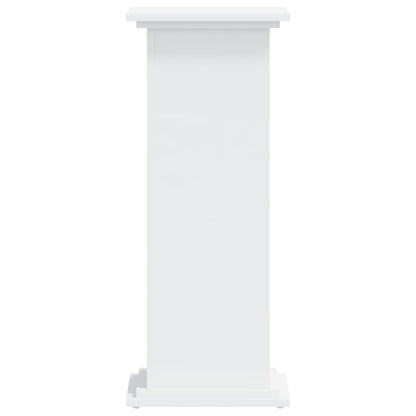 Plant Stand White 33 x 33 x 80 cm Engineered wood