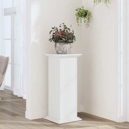 Plant Stand White 33 x 33 x 80 cm Engineered wood