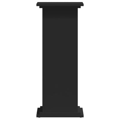 Plant Stand Black 33x33x80 cm Engineered Wood