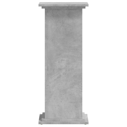Plant Stand Concrete Grey 33 x 33 x 80 cm Engineered wood
