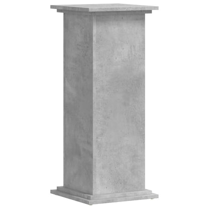 Plant Stand Concrete Grey 33 x 33 x 80 cm Engineered wood