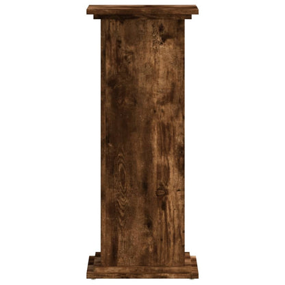 Plant Stand Smoked Oak 33 x 33 x 80 cm Engineered wood