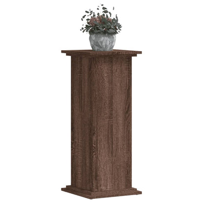 Plant Stand Brown Oak 33 x 33 x 80 cm Engineered wood