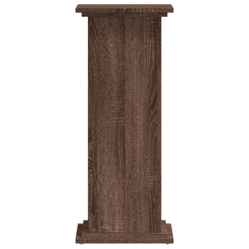 Plant Stand Brown Oak 33 x 33 x 80 cm Engineered wood