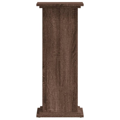 Plant Stand Brown Oak 33 x 33 x 80 cm Engineered wood