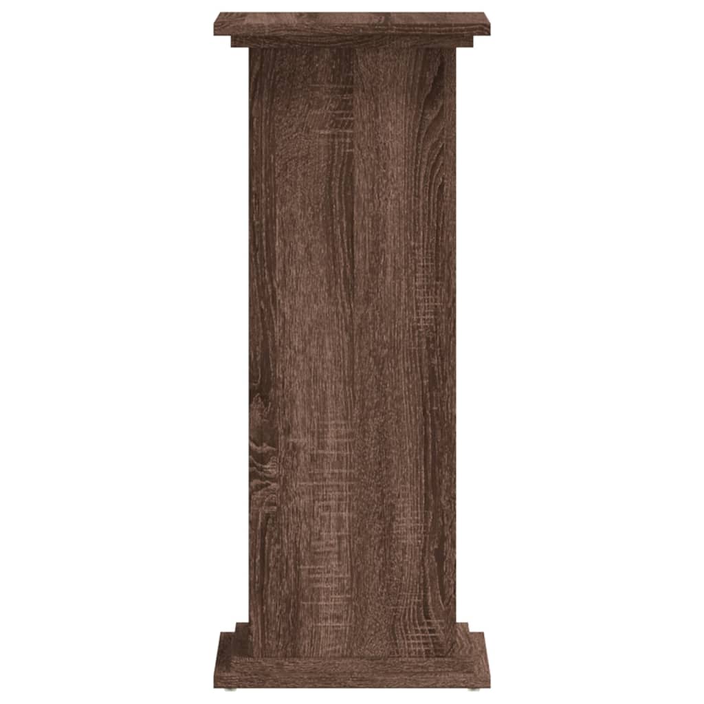 Plant Stand Brown Oak 33 x 33 x 80 cm Engineered wood