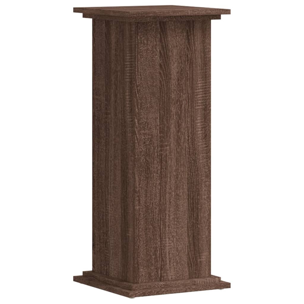 Plant Stand Brown Oak 33 x 33 x 80 cm Engineered wood